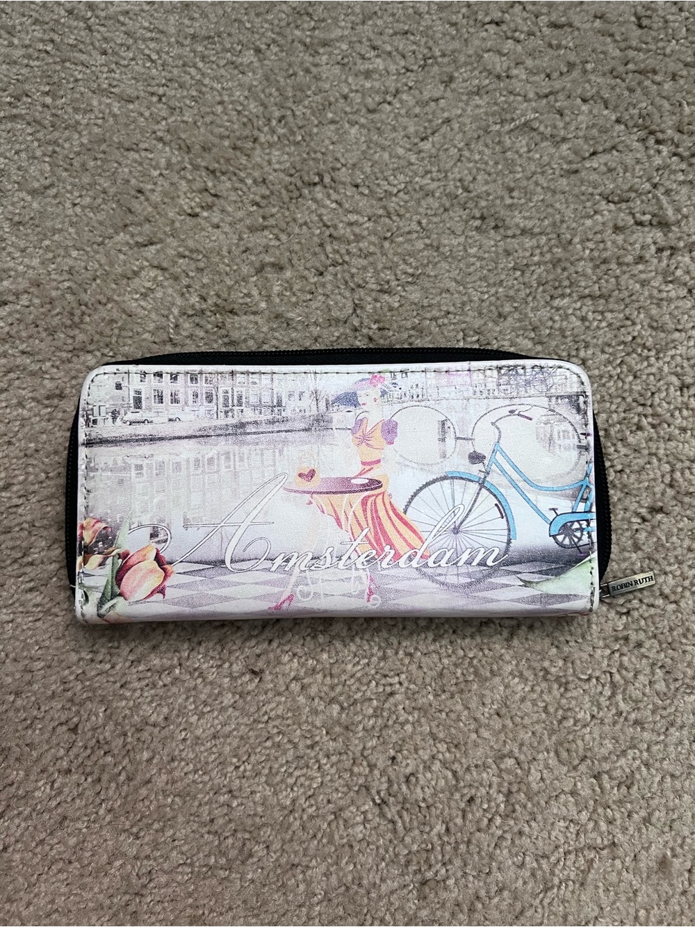 Amsterdam Scenic Zip Wallet - Multicolor